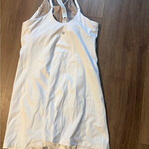 Lululemon White Athletic Tank Dress